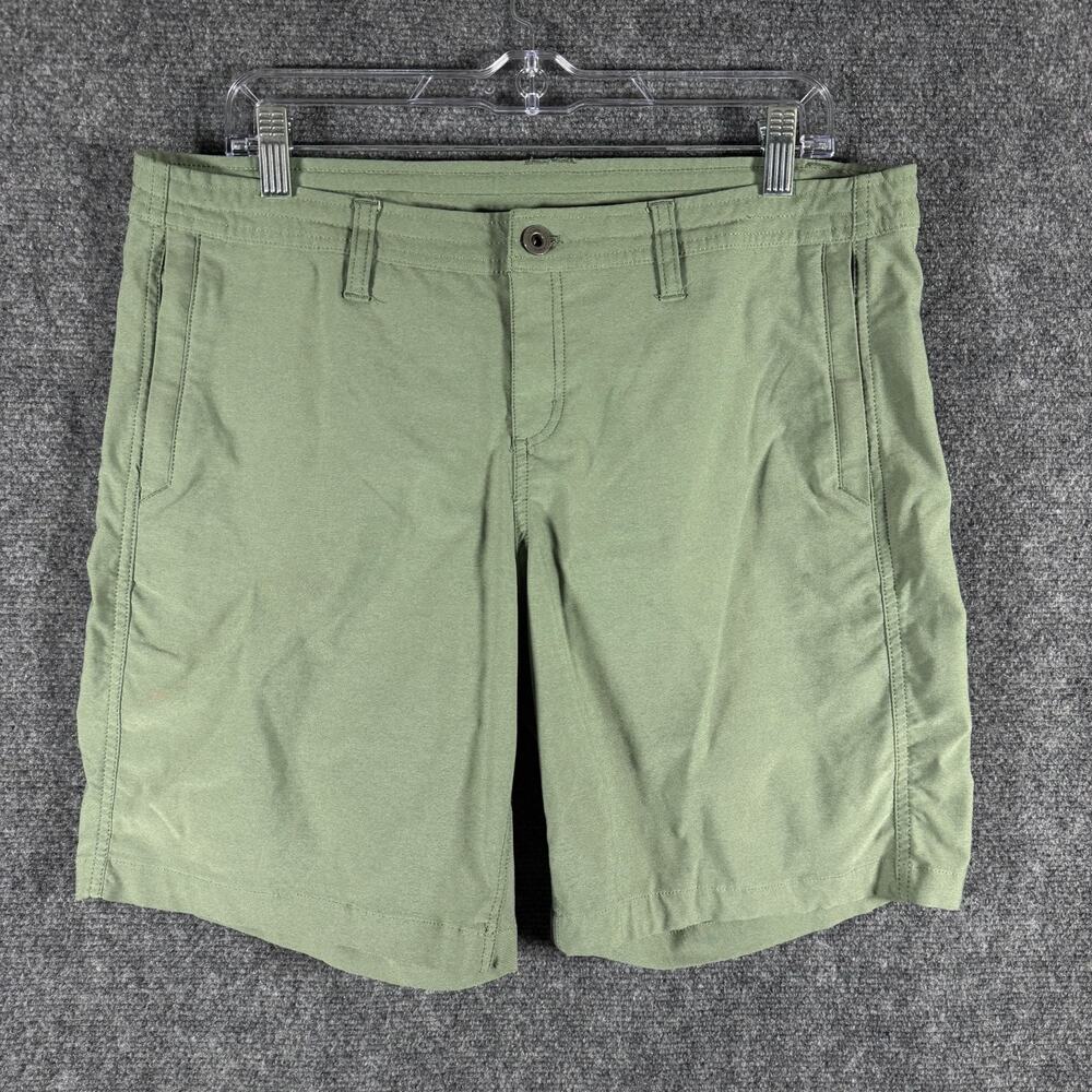 Kuhl Womens 12 Trekr Hiking Shorts 8" Green Outdoor Trail Casual Style 6377